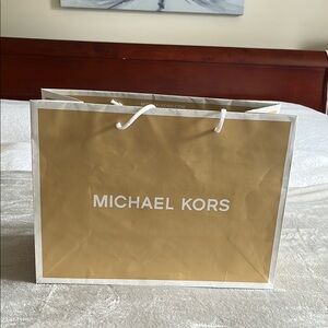 Michael Kors Gold Shopping Bag